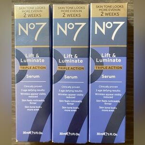 3pc) No7 Lift & Luminate Triple Action Facial Serum 30ml